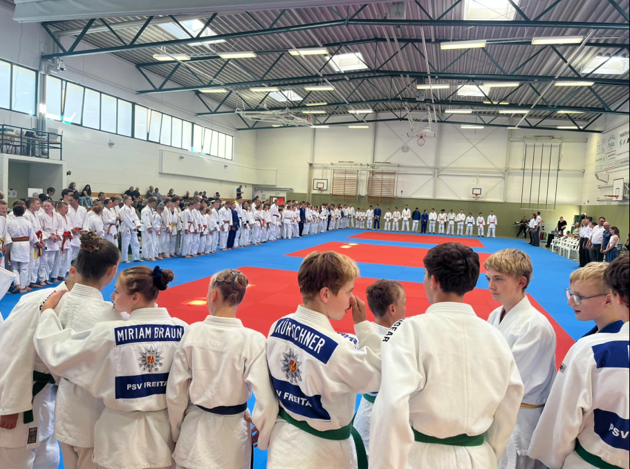Blick in die Judo- Halle